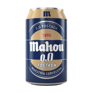 MAHOU 0.0 TOSTADA 33CL. LATA