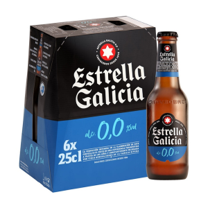ESTRELLA GALICIA 0.0 25CL. VNR