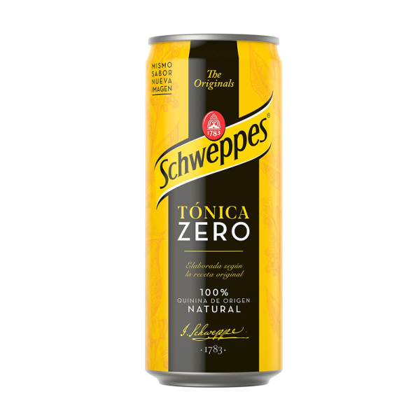SCHWEPPES TONICA ZERO LATA 33CL.